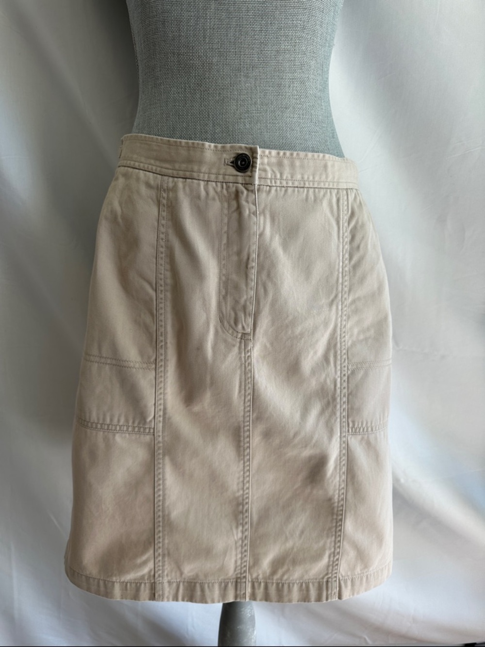 Ralph Lauren Neutral Beige A Line Skirt